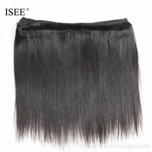 Unprocessed Peruvian Human Virgin Straight Hair Weft Extensions Uk